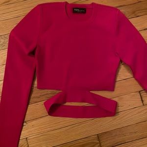 Never Worn Pink Babaton Top